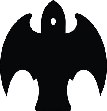 basilisk silhouette vector illustration on transparent background