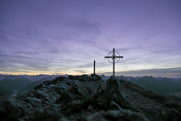Panoramic Twilight View After Sunset
