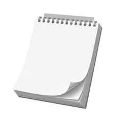 Blank spiral notebook
