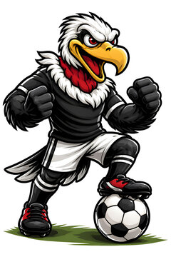Mascote de futebol Urubu Esporte Clube