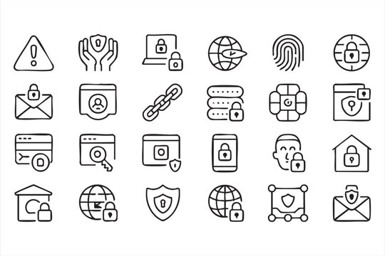 Authentication and Privacy Icons for Network Security Interfaces