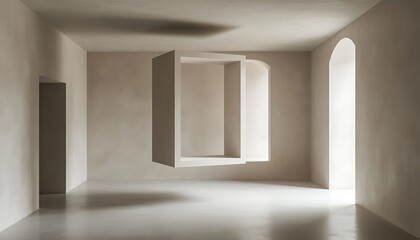 Fototapeta premium empty white room