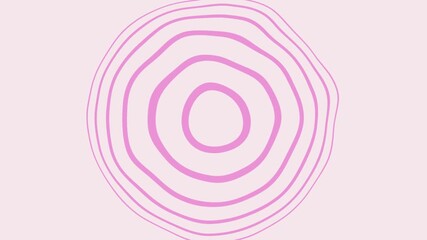 A mesmerizing abstract pattern in the form of a pink spiral on a pure white background, creating a breathtaking visual effect. - Powered by Adobe