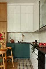 Cozy Kitchen Interior with Modern Design Elements