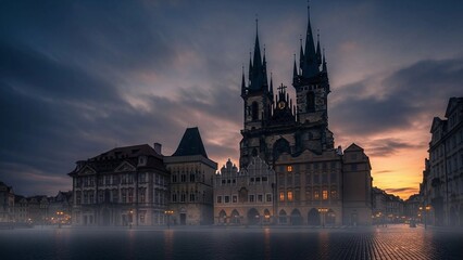 Obraz premium church of our lady before tyn