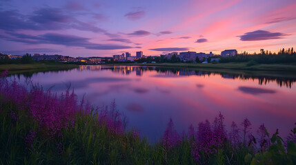 Tundra Bloom Timelapse Over Fairbanks Skylin B9Dc30C0