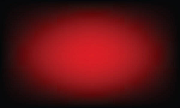 A large red circle on a black background with a gradient effect applied to it smoothly blending colors together high-quality