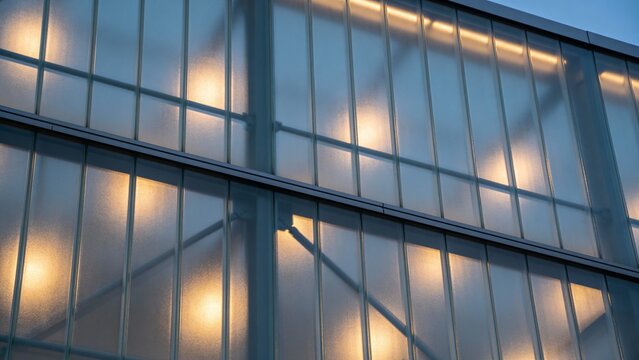 Transparente Architektur: Lichtdiffusion und strukturelle Tiefe in Polycarbonat- und Profilglas-Fassaden
