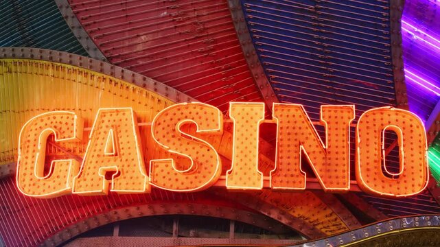 neon casino sign in the city of macau