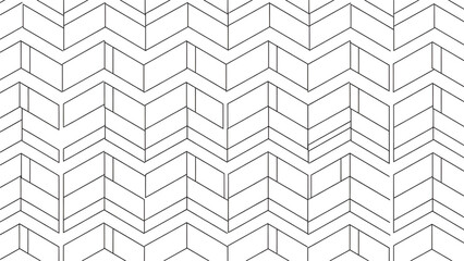 Dynamic seamless abstract geometric pattern composed of interlocking chevron and zigzag lines.