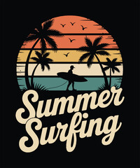 Fototapeta premium Summer surfing