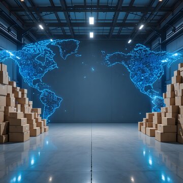 Global Logistics Warehouse Frame