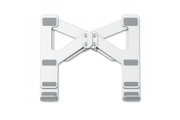 Minimalist laptop stand design for functional workspace setup