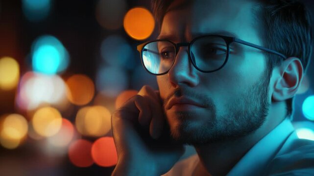 Footage A person speaking on their mobile device