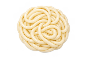 Abstract noodle pattern design for decorative use in contemporary art