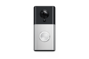 Modern digital doorbell design for home security systems and smart home integration