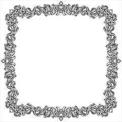 Royal Luxury Baroque Round Frame Decoration