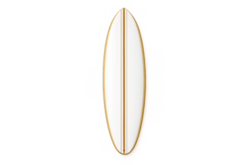 Minimalist surfboard design illustration for wall art or print decoration