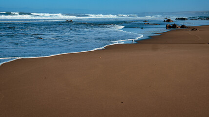 beach in the morning