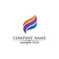 Business Finance professional logo template vector icon