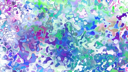 Fototapeta premium Abstract organic liquid texture with flowing amorphous shapes and expressive digital surface
