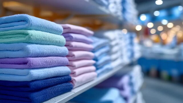 275Close-up of folded surgical scrubs and gowns, soft hospital lighting highlighting fabric texture, arranged neatly on clean shelving, symbolizing sterile environment and professiona