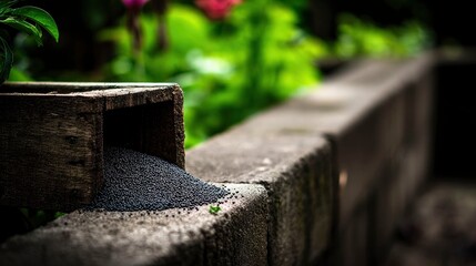 Discarded Mycelium Packaging Decomposing into Rich Organic Matter