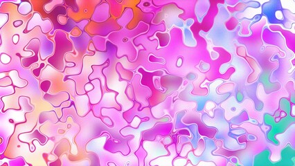 Abstract organic liquid texture with flowing amorphous shapes and expressive digital surface