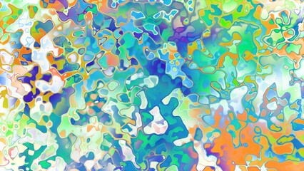 Fototapeta premium Abstract organic liquid texture with flowing amorphous shapes and expressive digital surface