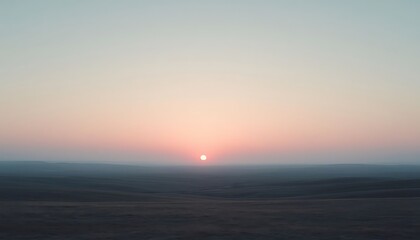 sunrise in the mountains