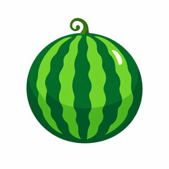 Fresh watermelon illustration for seasonal snacks and hydration