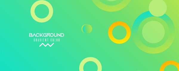 background banners. full of colors, bright green gradations. modern design