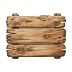 Rustic Wooden Crate Made of Natural Wood Planks Isolated on Black Background Vintage Storage and Packaging Concept