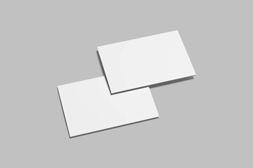 A5 Flyer Landscape Mockup Design Blank