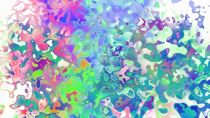 Abstract organic liquid texture with flowing amorphous shapes and expressive digital surface