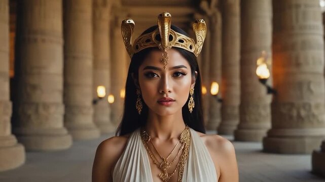 Egyptian princess in Egypt.