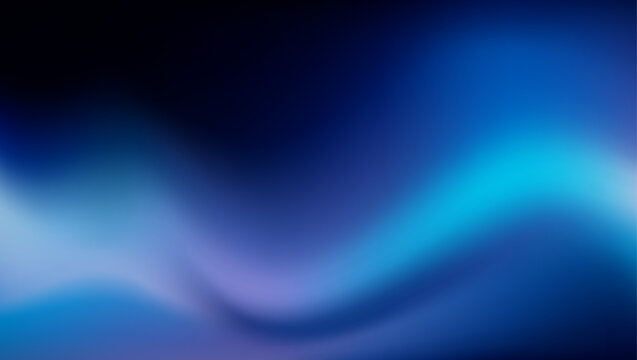 Smooth Blue Gradient Abstract Background with Soft Glow and Subtle Purple Undertones