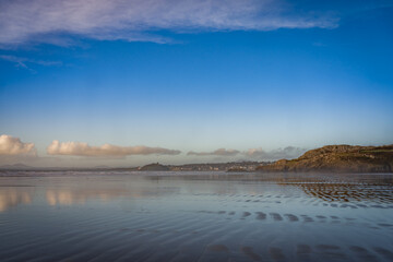 A misty morning at Black Rock Sands Porthmadog Wales