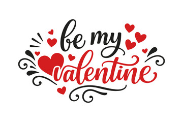 Fototapeta premium Valentine's Day themed vector illustration featuring a 