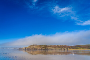 A misty morning at Black Rock Sands Porthmadog Wales