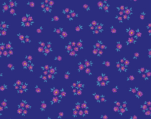 Flower Collection - Petite Florals - Twilight Blue
