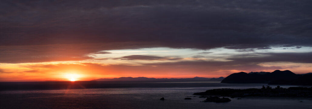 Sunrise Over Costa Verde And The Bay of Biscay