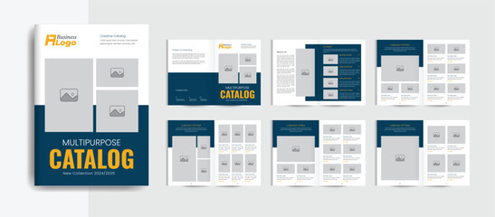 Luxury furniture catalog design with premium look