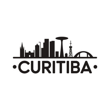 Curitiba Skyline Silhouette A Modern Urban Landscape Representation