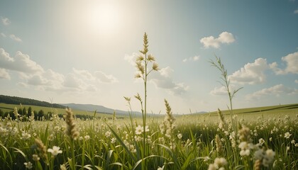 방울이 맺힌 잔디
