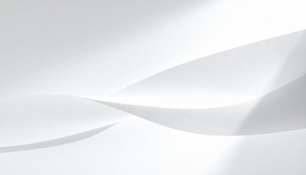 Abstract white background vector featuring a smooth blue wave design with futuristic 3d curves and a gray texture pattern for a light motion backdrop