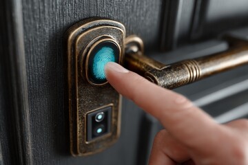 Smart home access control with AI interface. Generative AI