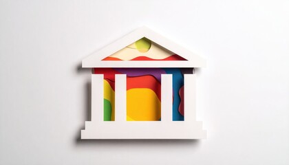 A symbol of equality and inclusion, a vibrant building, representing diversity and community