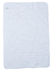 Obraz premium Crushed White Note Paper for Design Use