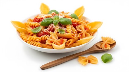 Delicious Pasta Dish with Fresh Basil